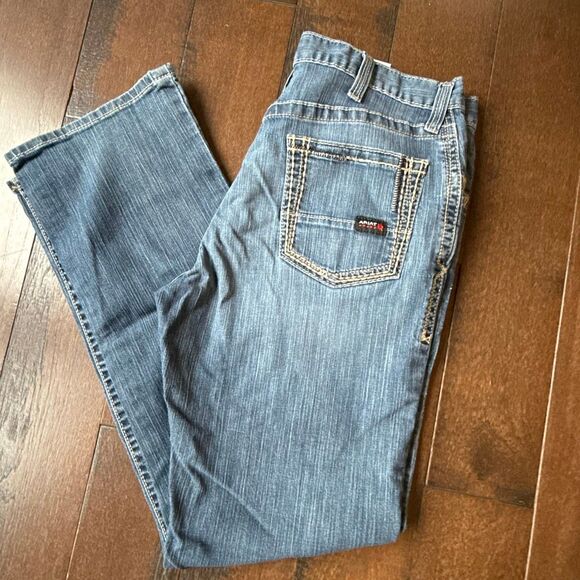 Ariat FR men’s jeans relaxed boot size 36x34 M4 cat 2 work pants oil and gas ele - Picture 1 of 7
